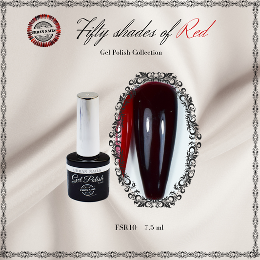 Urban Nails Fifty Shades of Red gelpolish FSR10 - 7,5 ml