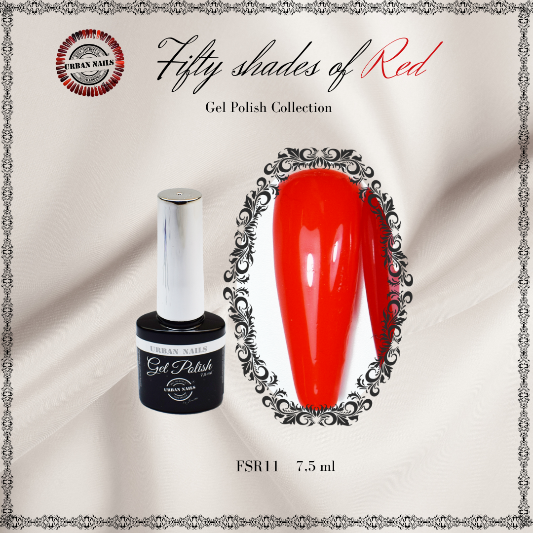 Urban Nails Fifty Shades of Red gelpolish FSR11 - 7,5 ml