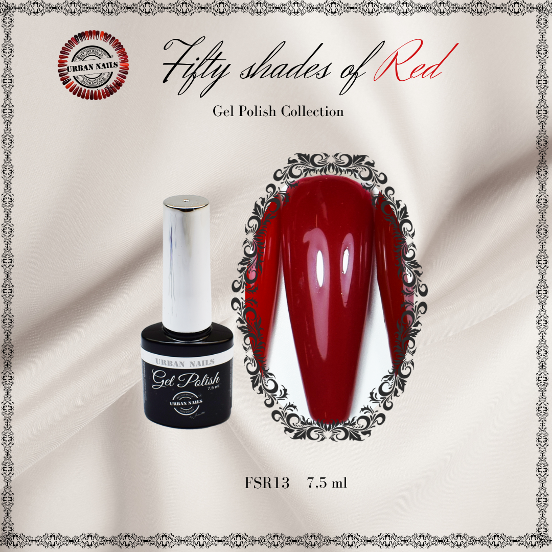 Urban Nails Fifty Shades of Red gelpolish FSR13 - 7,5 ml