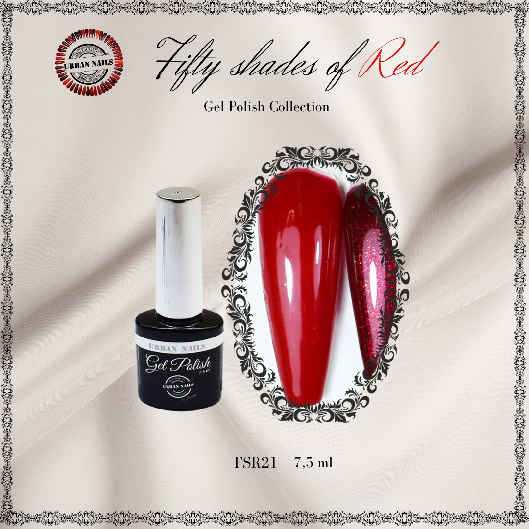Urban Nails Fifty Shades of Red FSR21 - 7,5 ml