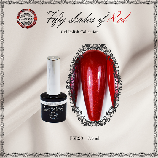 Urban Nails Fifty Shades of Red gelpolish FSR23 - 7,5 ml