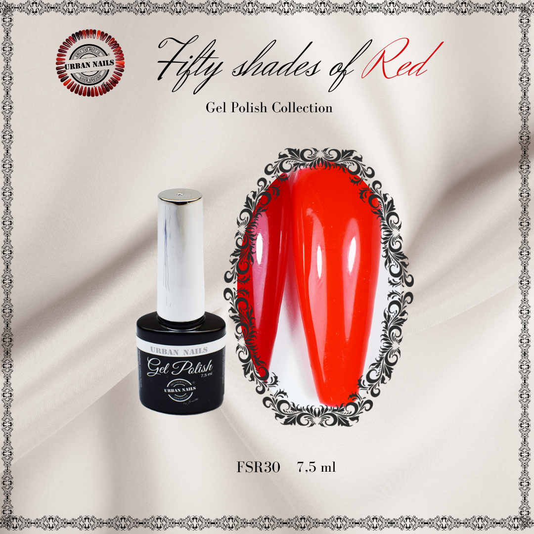 Urban Nails Fifty Shades of Red gelpolish FSR30 - 7,5 ml