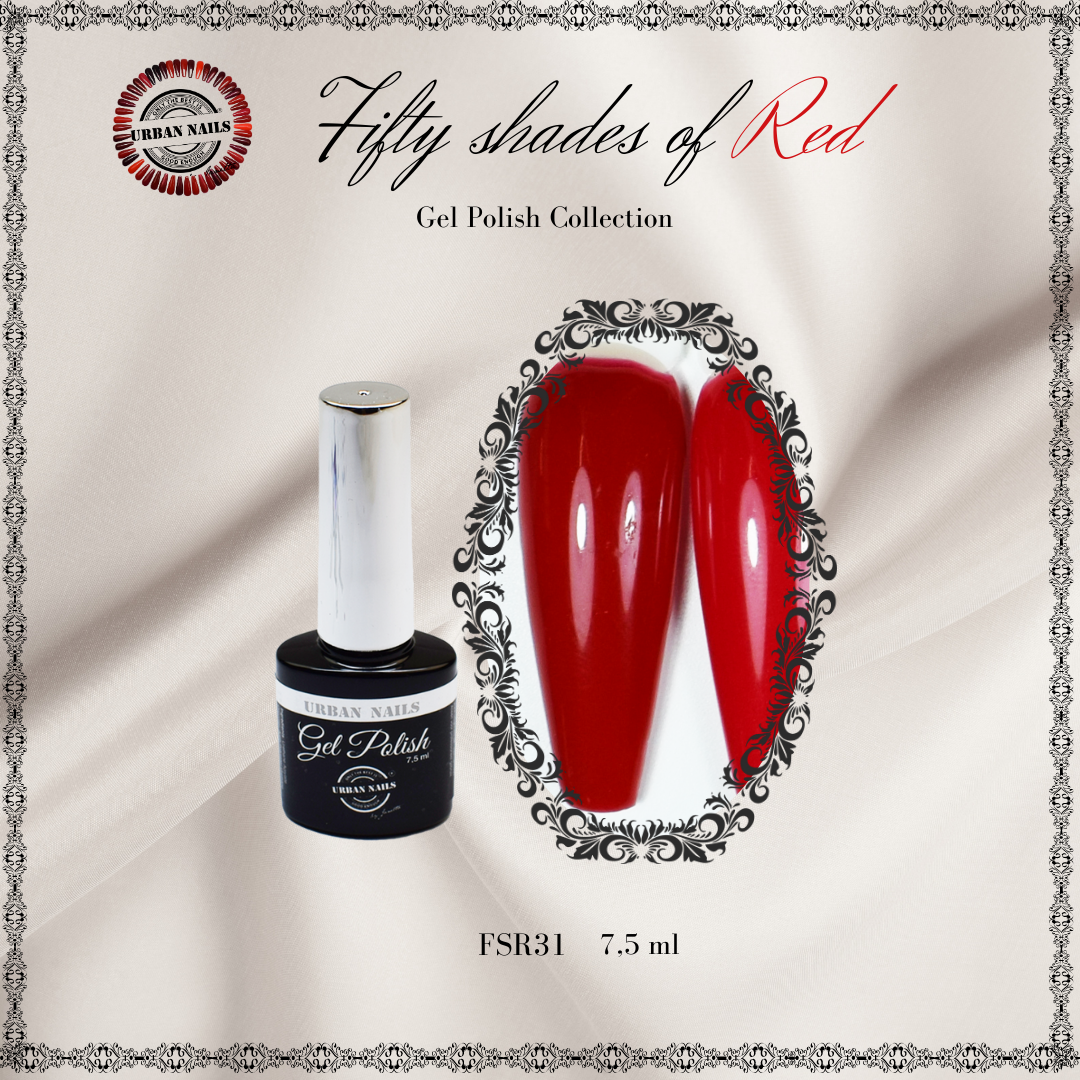 Urban Nails Fifty Shades of Red gelpolish FSR31 - 7,5 ml