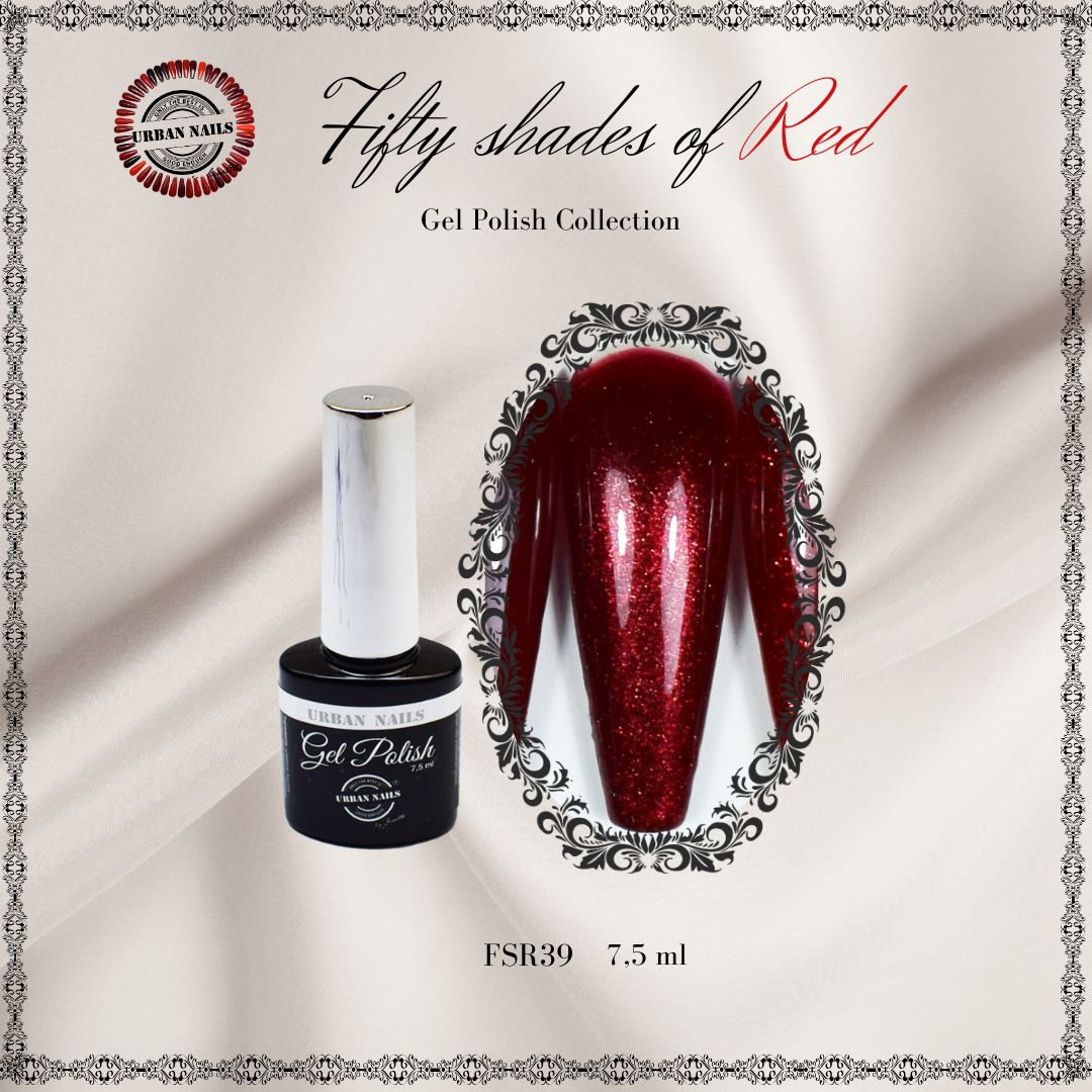 Urban Nails Fifty Shades of Red gelpolish FSR39 - 7,5 ml