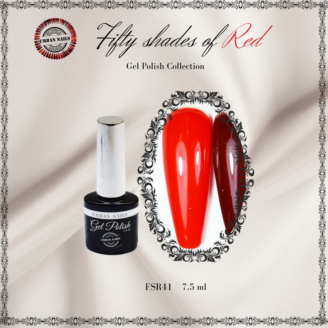 Urban Nails Fifty Shades of Red Gelpolish FSR41 - 7,5 ml
