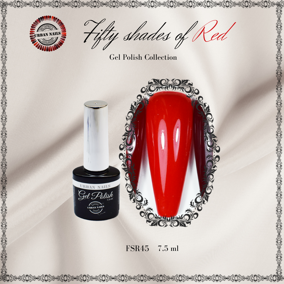 Urban Nails Fifty Shades of Red gelpolish FSR45 - 7,5 ml