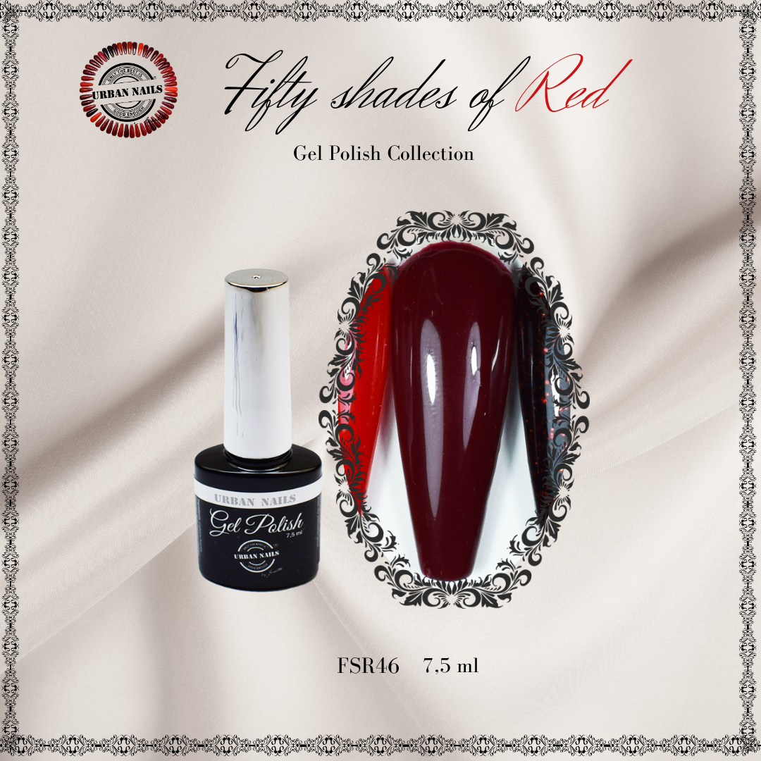 Urban Nails Fifty Shades of Red gelpolish FSR46 - 7,5 ml