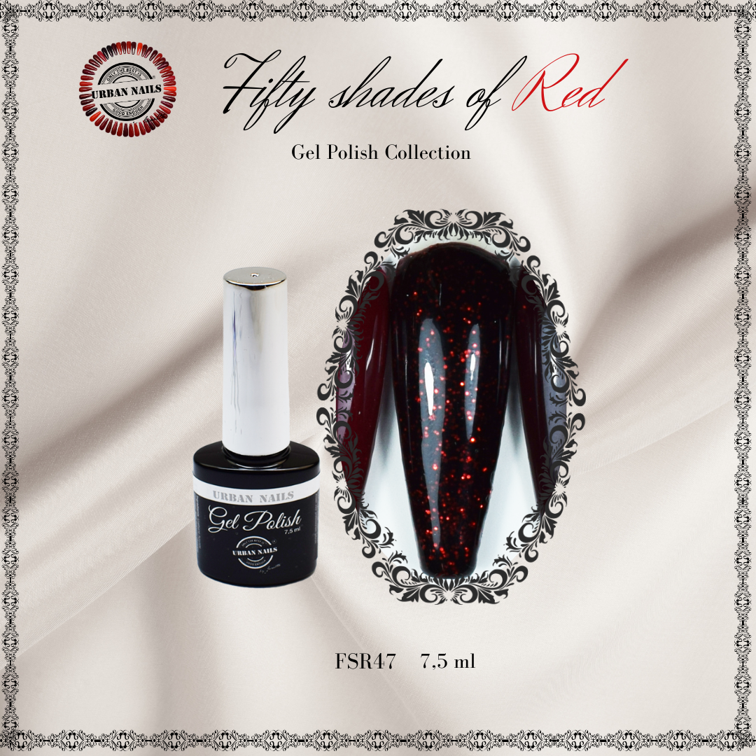 Urban Nails Fifty Shades of Red gelpolish FSR47 - 7,5 ml