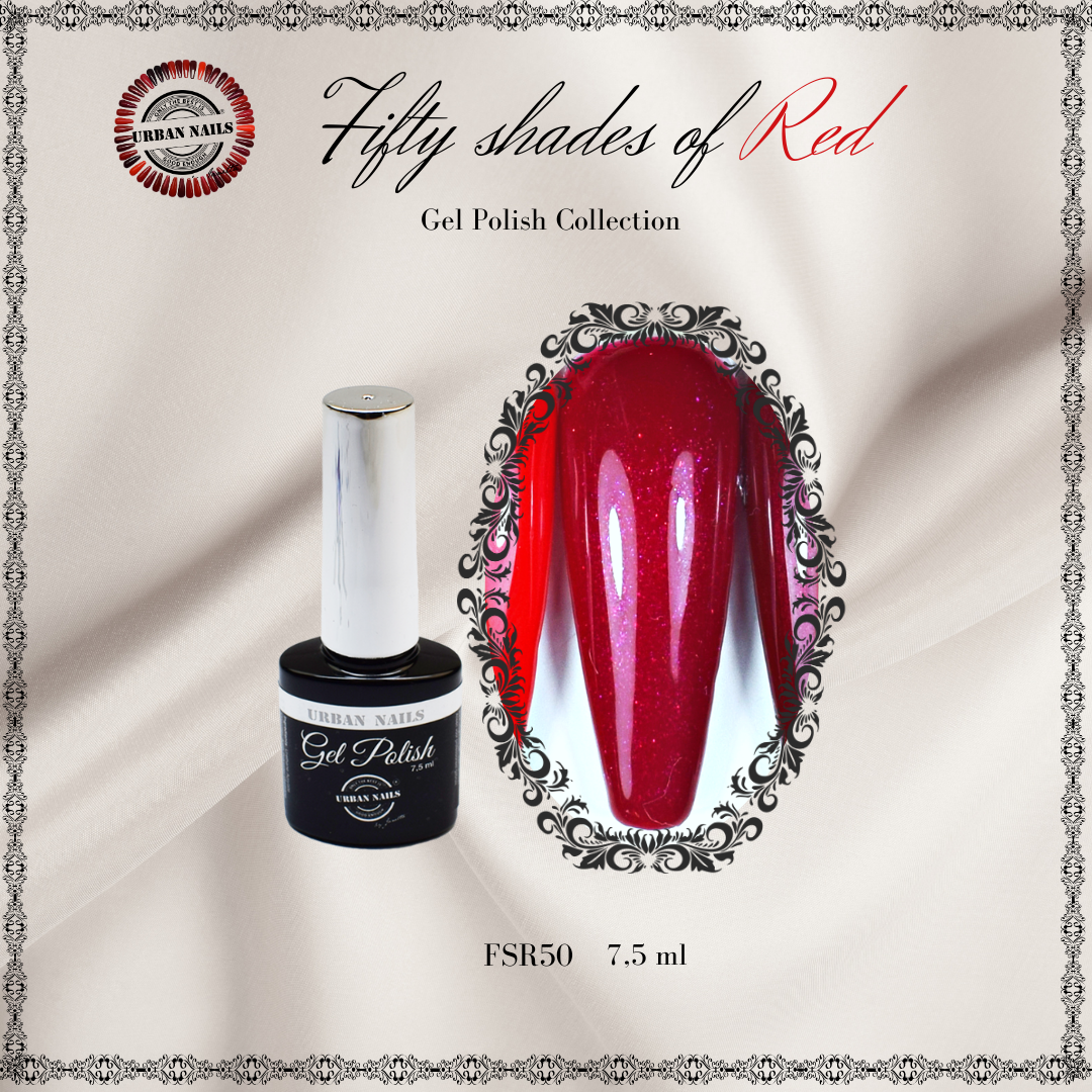 Urban Nails Fifty Shades of Red gelpolish FSR50 - 7,5 ml